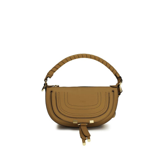 Chloé Brown Calf Leather Bos Taurus Shoulder Bag Curated Luxury Accessories by Orvyn