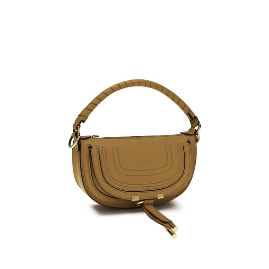 Chloé Brown Calf Leather Bos Taurus Shoulder Bag Curated Luxury Accessories by Orvyn