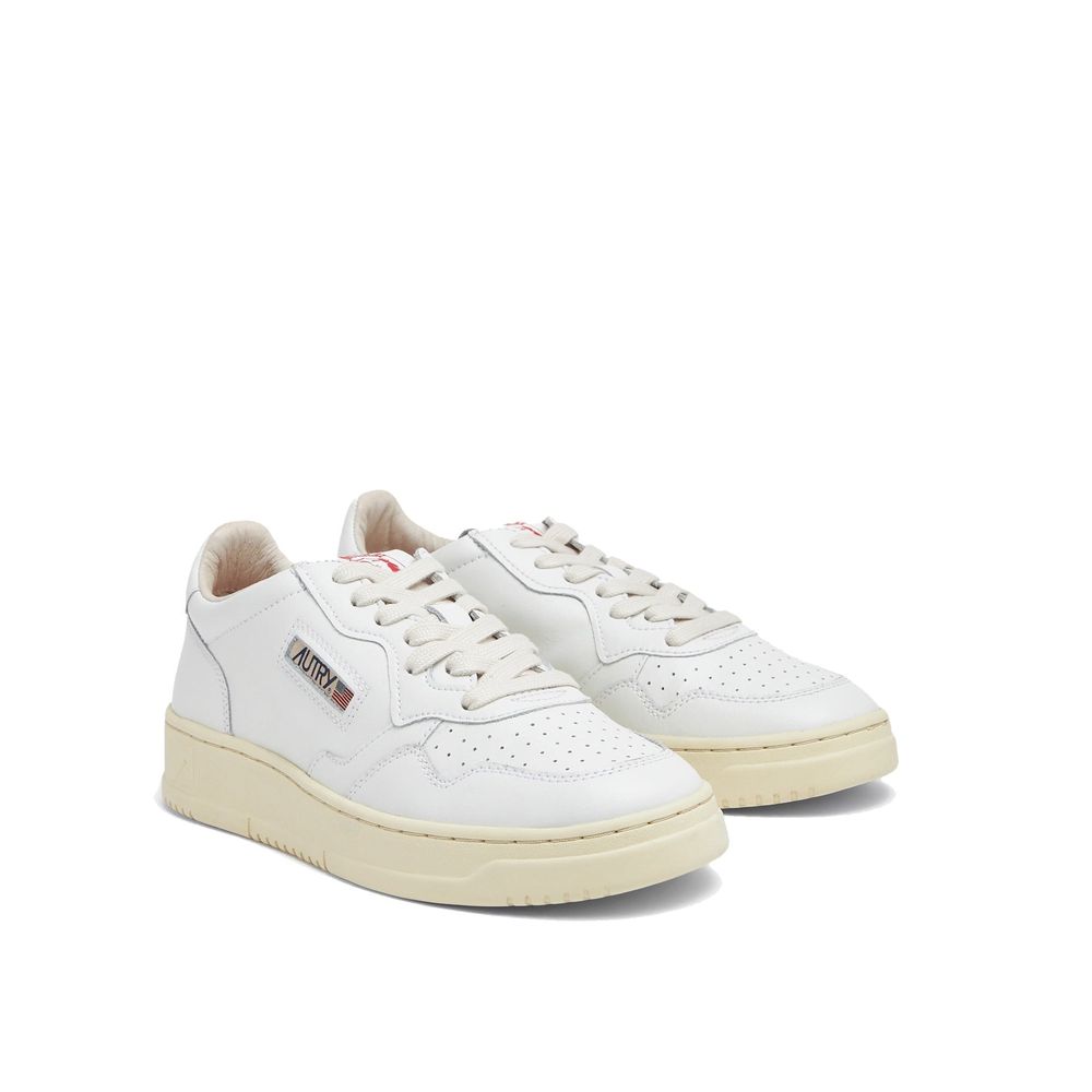 Autry White Leather Sneakers Curated Luxury Accessories by Orvyn