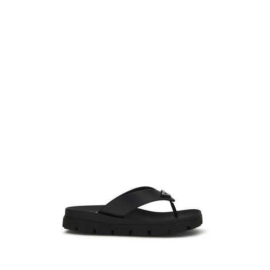 Prada Brown Calf Leather Bos Taurus Sandals Curated Luxury Accessories by Orvyn