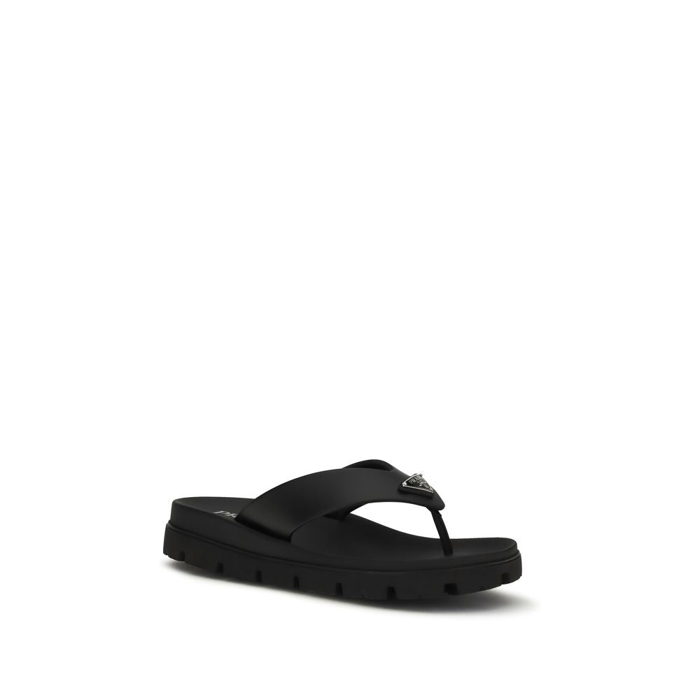 Prada Brown Calf Leather Bos Taurus Sandals Curated Luxury Accessories by Orvyn