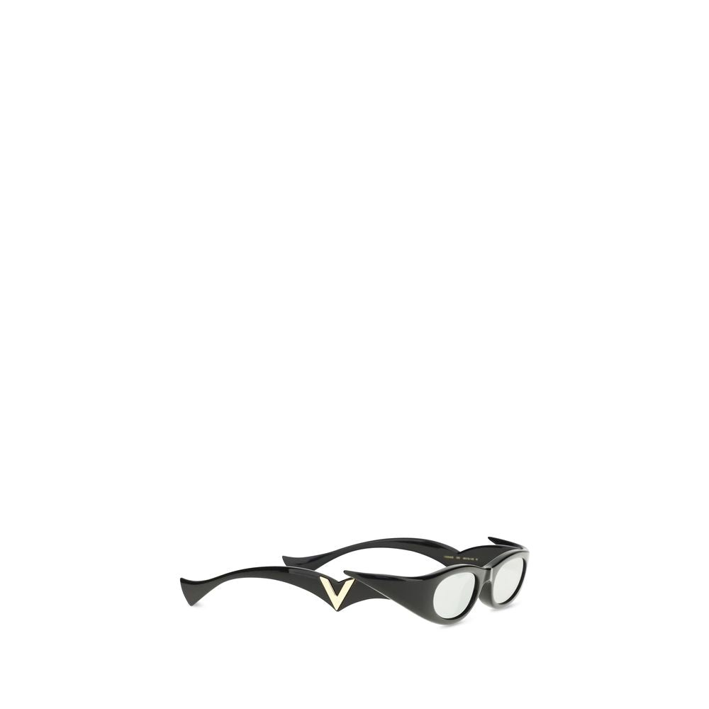 Valentino Garavani Black Acetate Sunglasses Curated Luxury Accessories by Orvyn