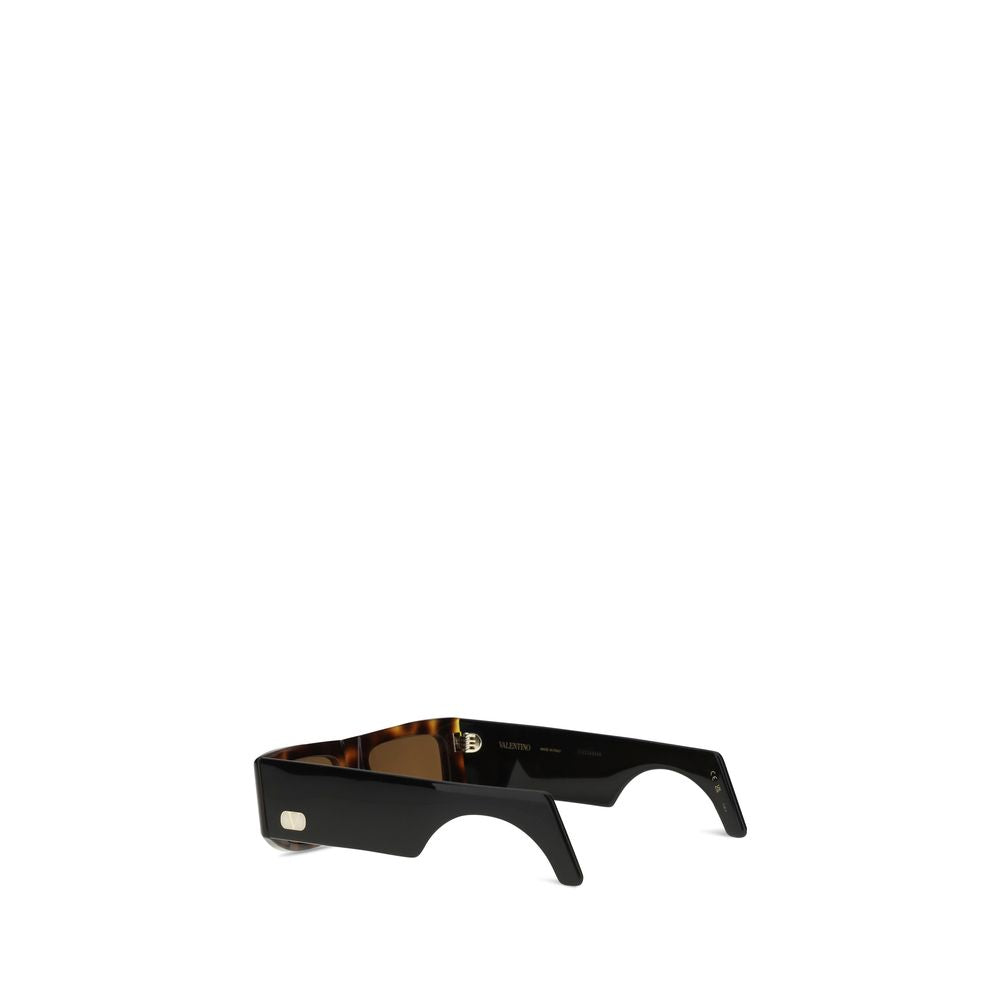 Valentino Garavani Brown Acetate Sunglasses Curated Luxury Accessories by Orvyn