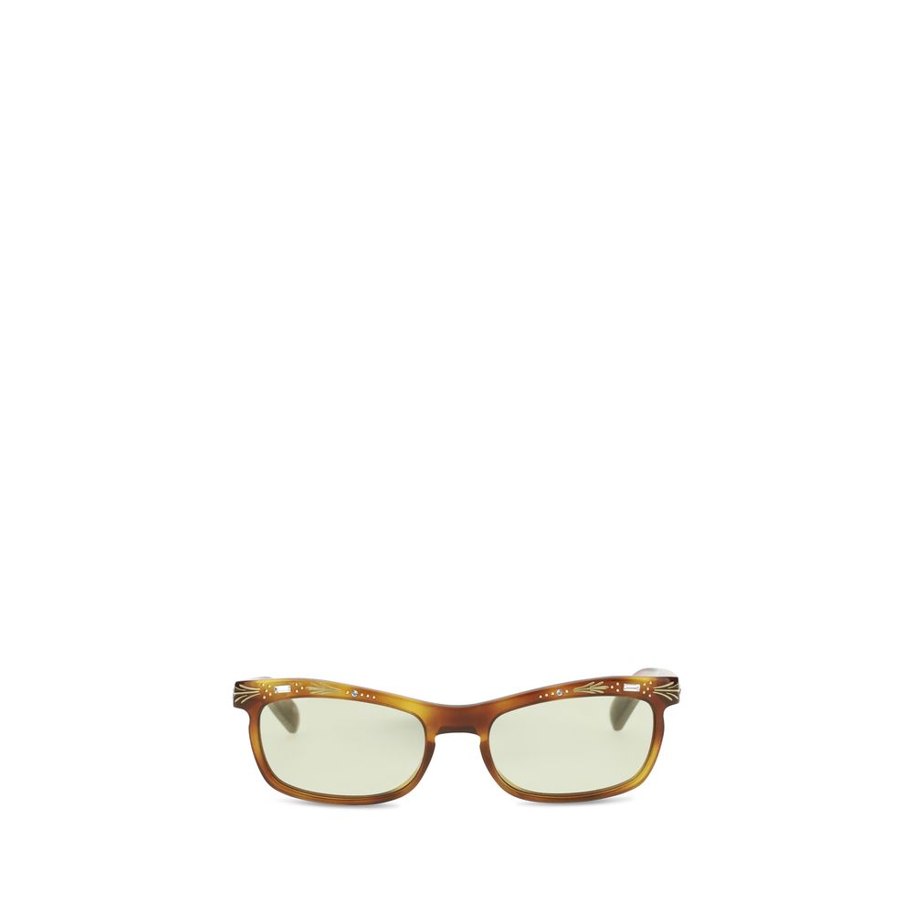 Valentino Garavani Brown Acetate Sunglasses Curated Luxury Accessories by Orvyn
