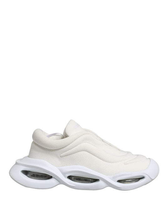 Dolce & Gabbana White Slip On Wave Low Top Sneakers Shoes Curated Luxury Accessories by Orvyn