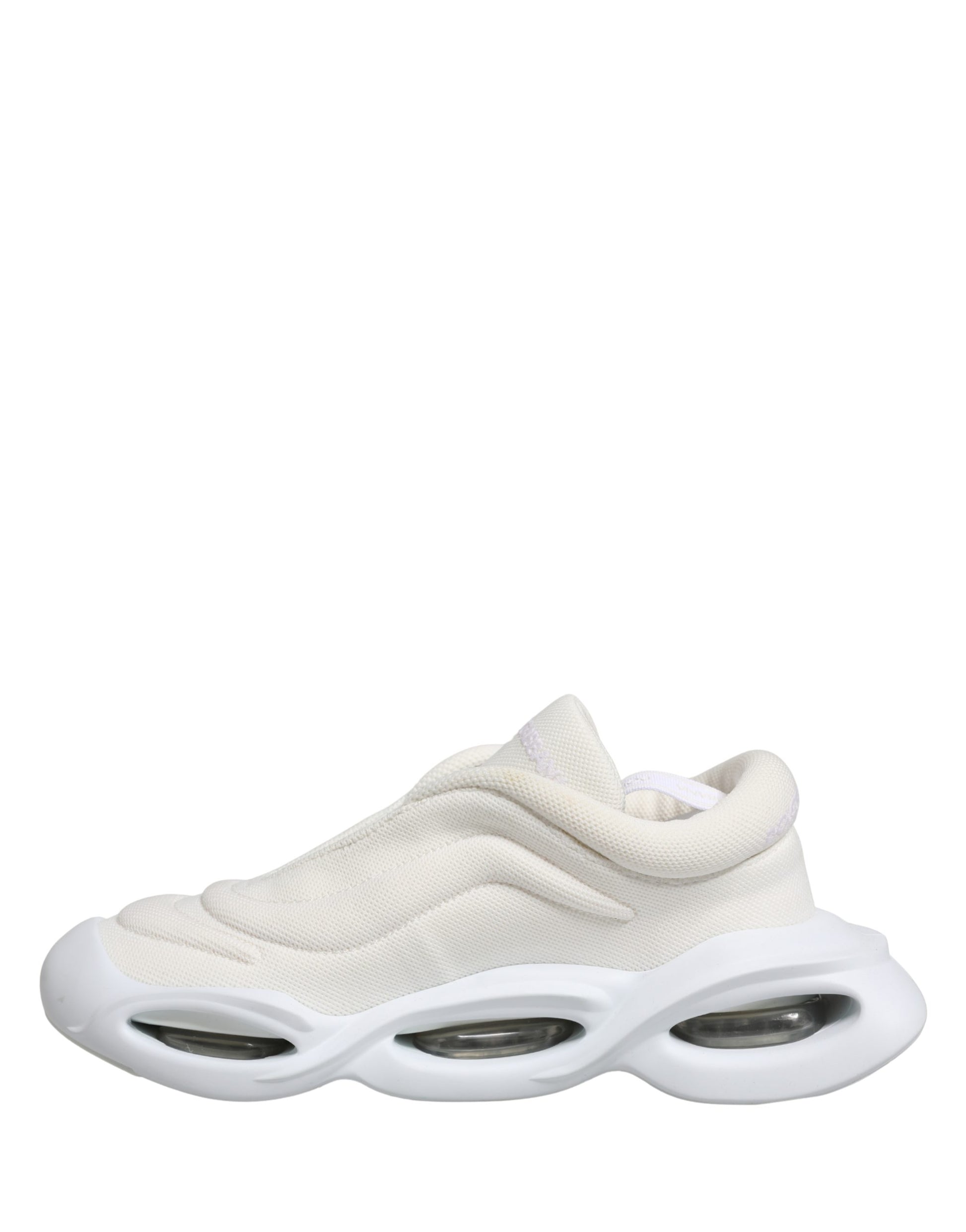 Dolce & Gabbana White Slip On Wave Low Top Sneakers Shoes Curated Luxury Accessories by Orvyn