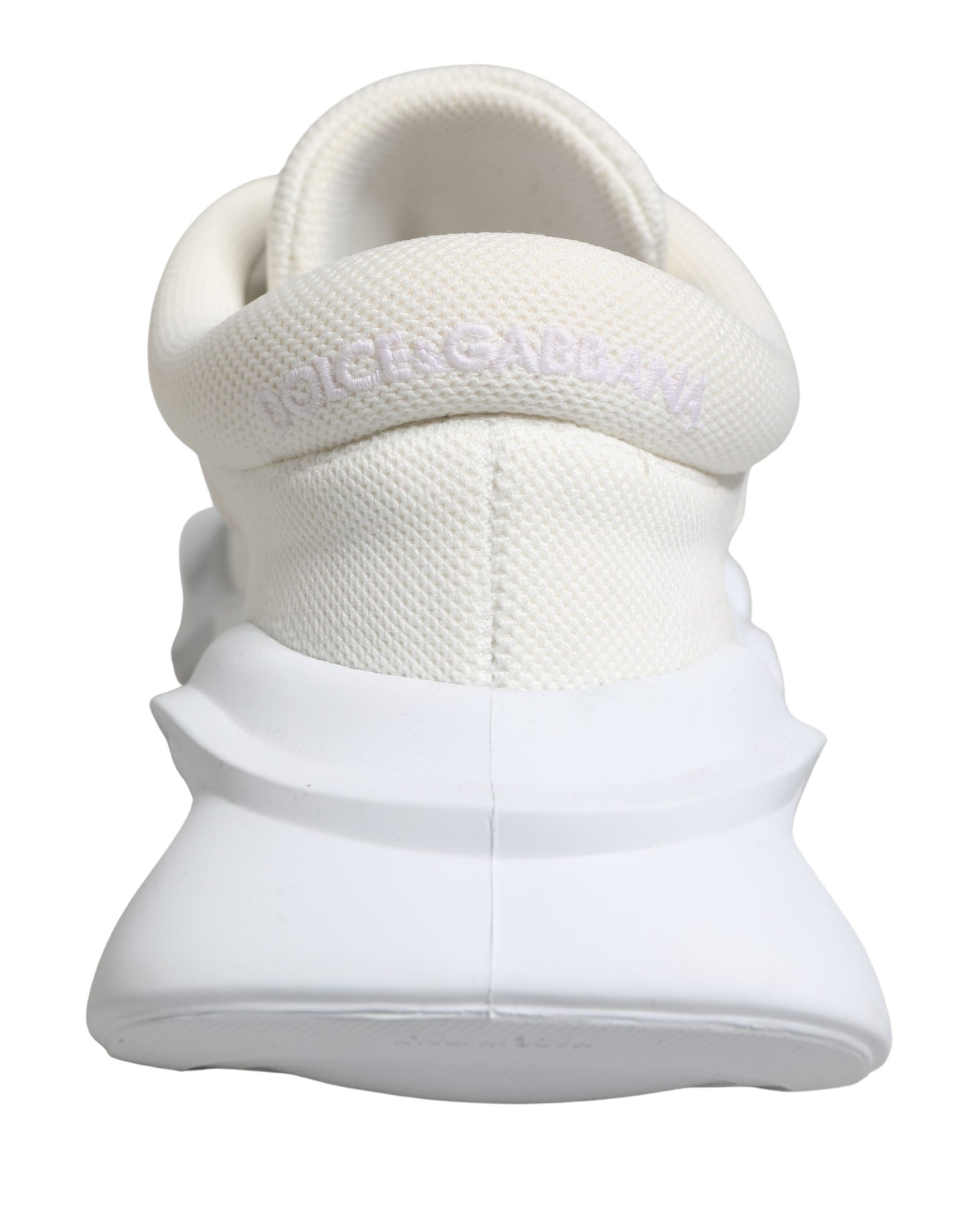 Dolce & Gabbana White Slip On Wave Low Top Sneakers Shoes Curated Luxury Accessories by Orvyn