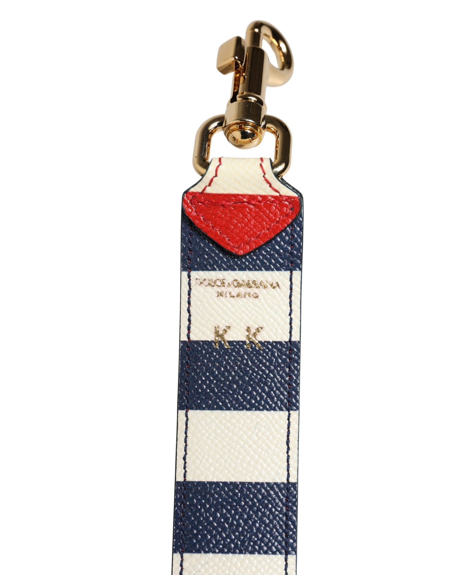 Dolce & Gabbana Multicolor Leather Striped Bag Accessory Shoulder Strap Curated Luxury Accessories by Orvyn