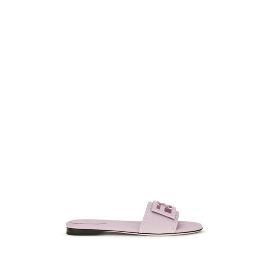 Fendi Multicolor Calf Leather Bos Taurus Flat Sandals Curated Luxury Accessories by Orvyn