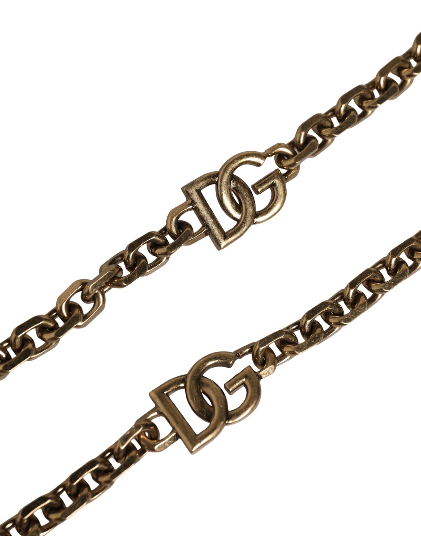 Dolce & Gabbana Black Leather Gold Chain Bag Accessory Shoulder Strap Curated Luxury Accessories by Orvyn
