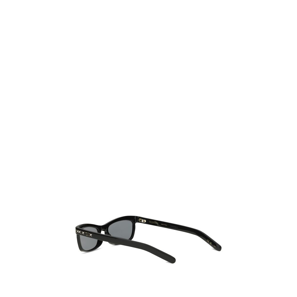 Valentino Garavani Black Acetate Sunglasses Curated Luxury Accessories by Orvyn