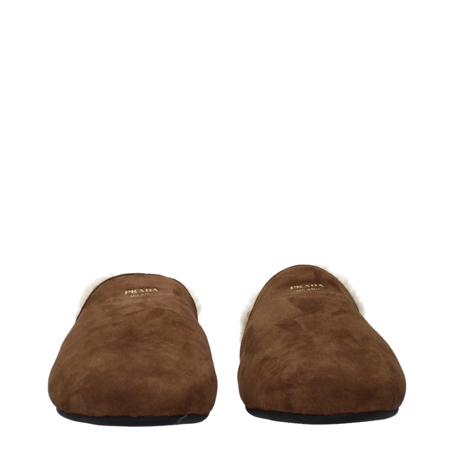 Prada Brown Leather Slippers Curated Luxury Accessories by Orvyn