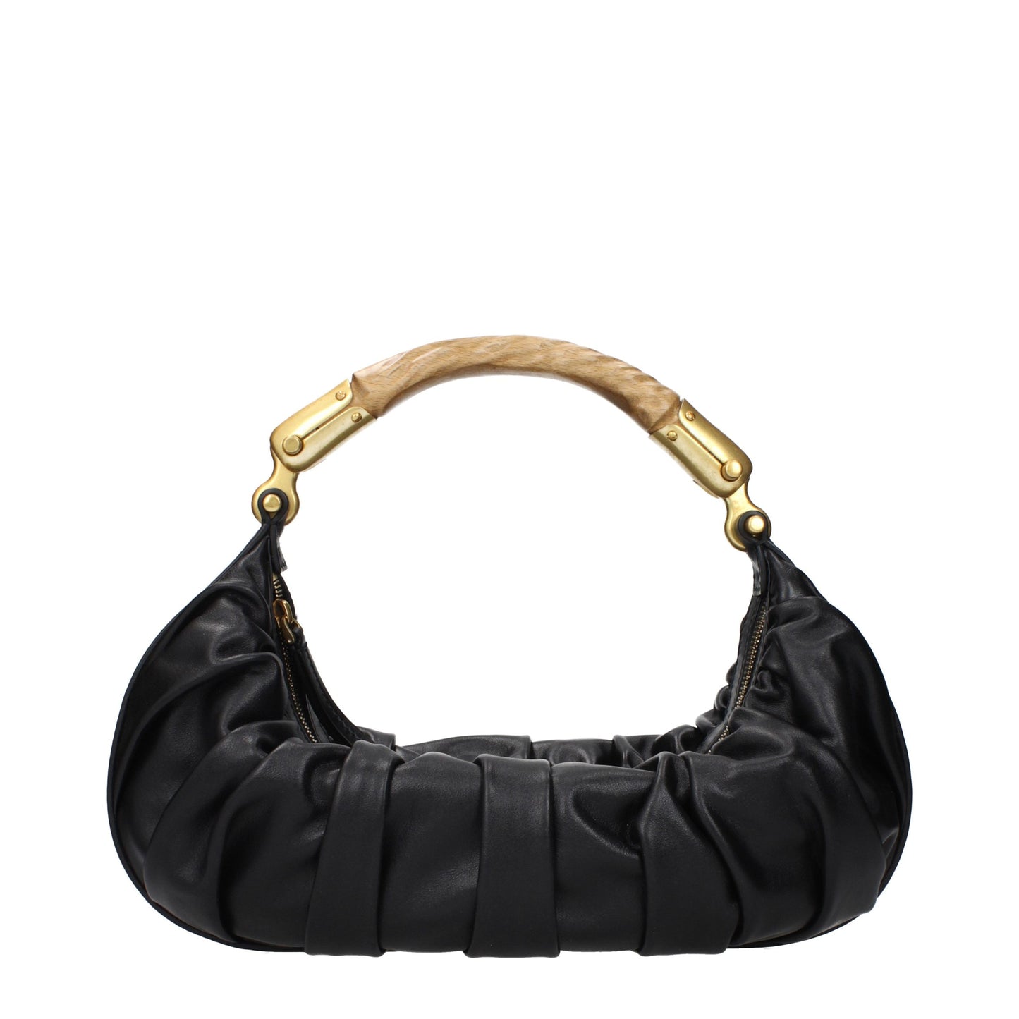 Balmain Black Leather Handbag Curated Luxury Accessories by Orvyn