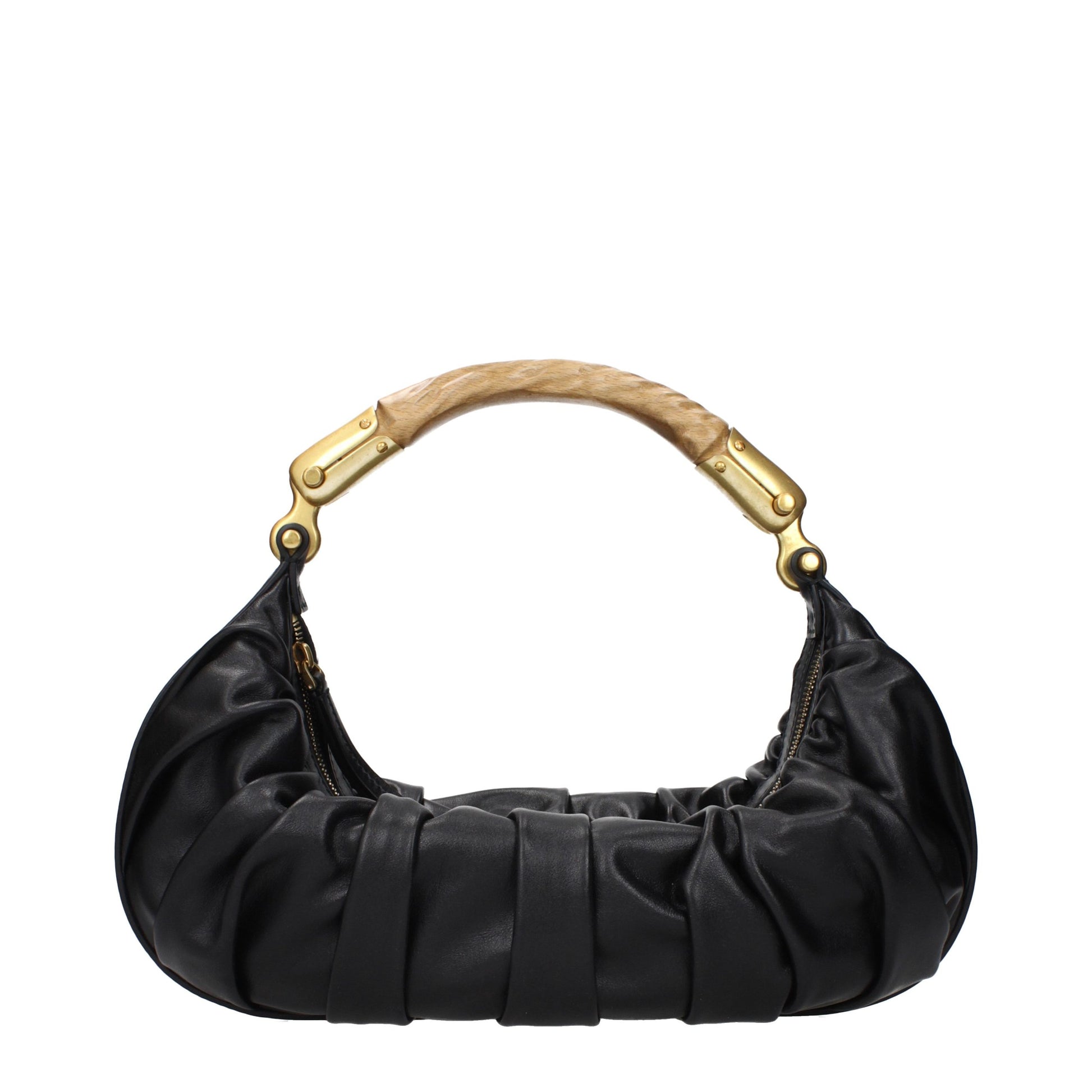 Balmain Black Leather Handbag Curated Luxury Accessories by Orvyn