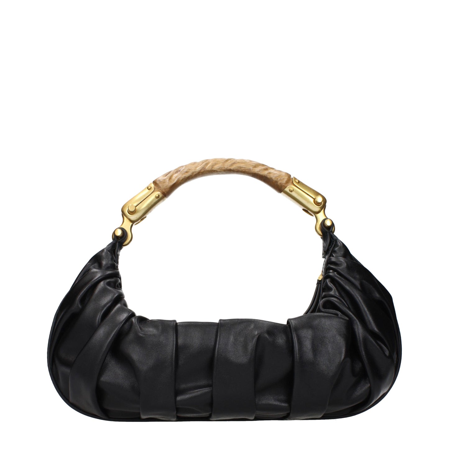 Balmain Black Leather Handbag Curated Luxury Accessories by Orvyn