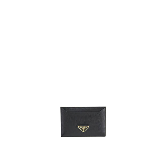Prada Black Calfskin Cardholder Curated Luxury Accessories by Orvyn