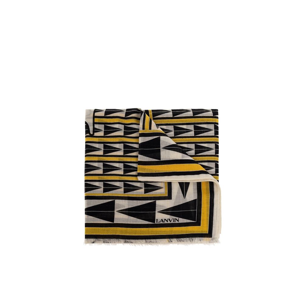 Lanvin Bicolor Wool Scarf Curated Luxury Accessories by Orvyn