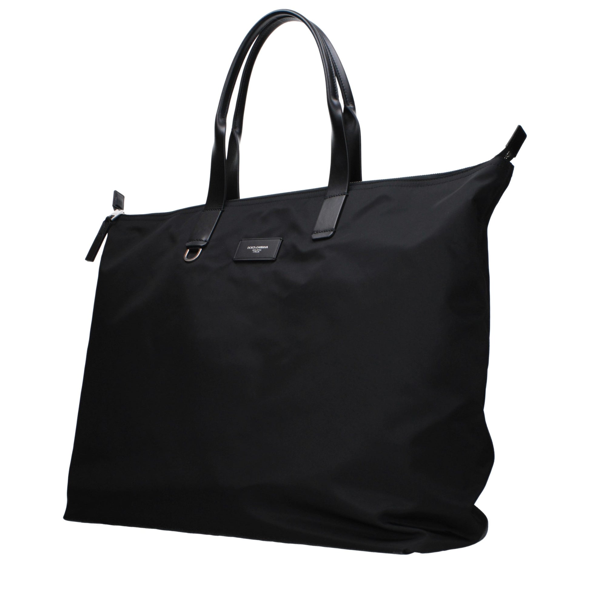 Dolce & Gabbana Black Nylon Shoulder Bag Curated Luxury Accessories by Orvyn
