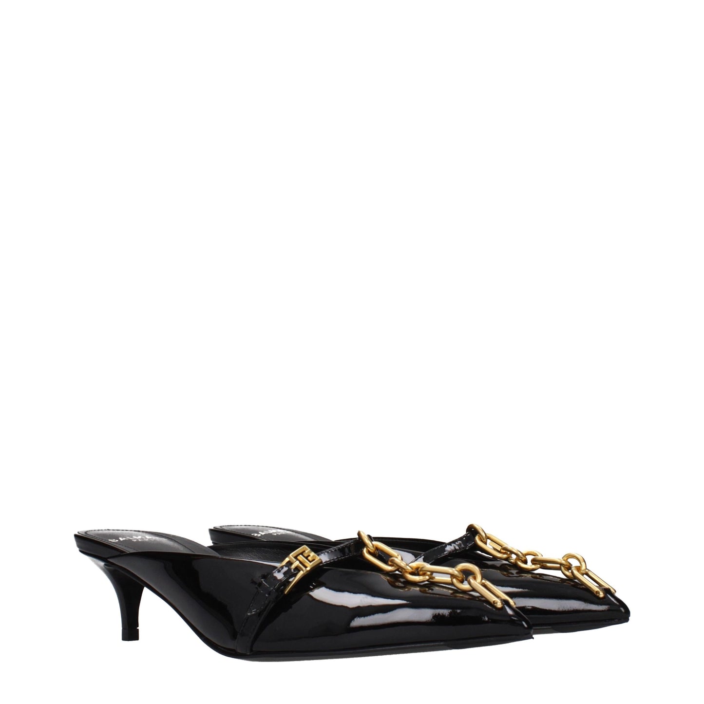 Balmain Black Leather Platform Sandals Curated Luxury Accessories by Orvyn