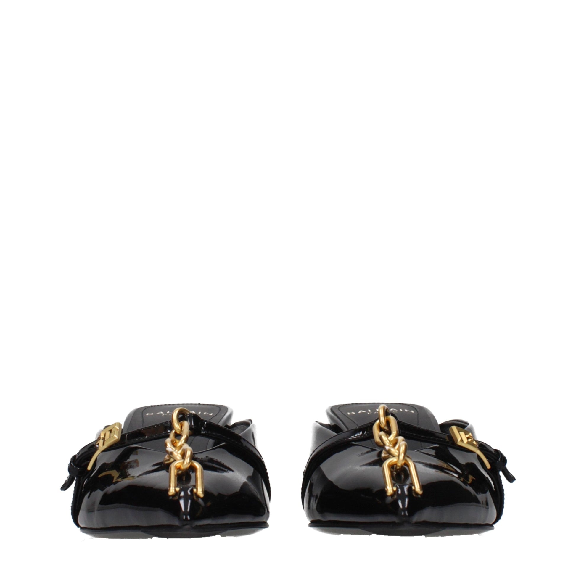 Balmain Black Leather Platform Sandals Curated Luxury Accessories by Orvyn