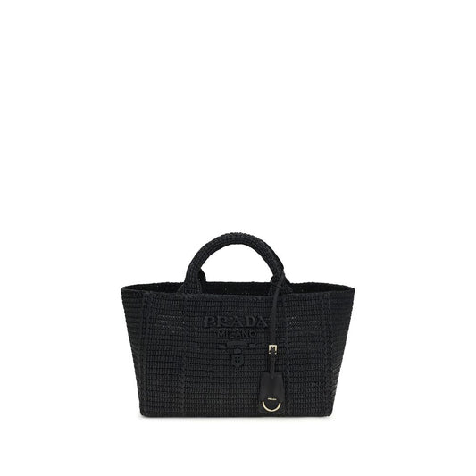 Prada Crochet Tote Bag – Black