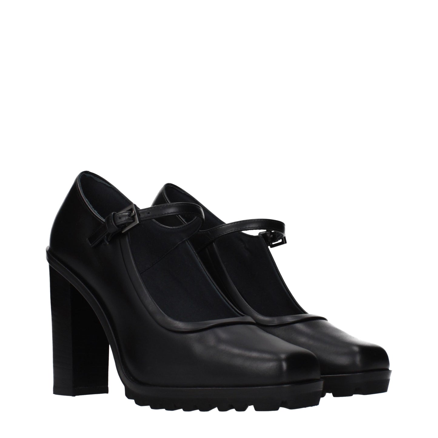 Max Mara Black Leather High Heel Pumps Curated Luxury Accessories by Orvyn