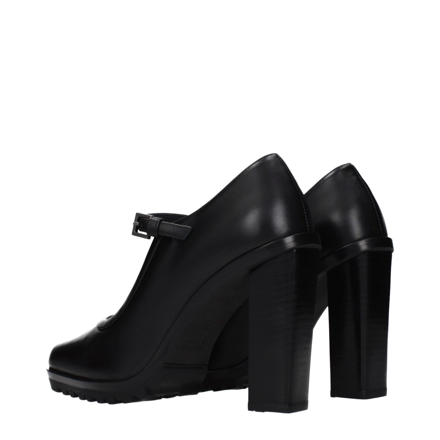 Max Mara Black Leather High Heel Pumps Curated Luxury Accessories by Orvyn