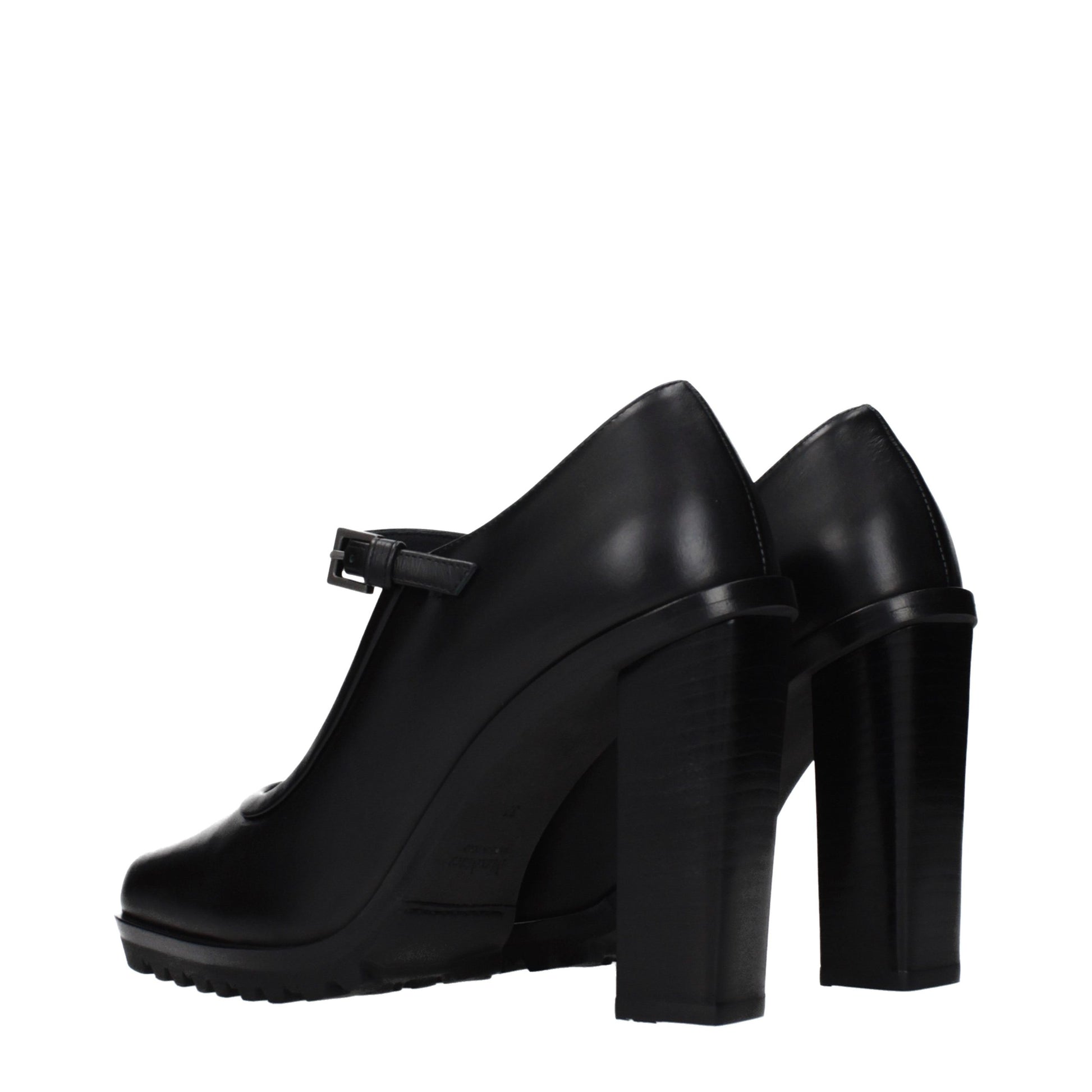 Max Mara Black Leather High Heel Pumps Curated Luxury Accessories by Orvyn