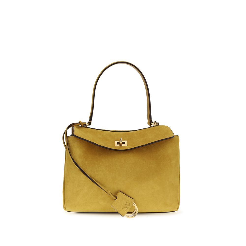 Balenciaga Beige Calf Leather Bos Taurus Handbag Curated Luxury Accessories by Orvyn