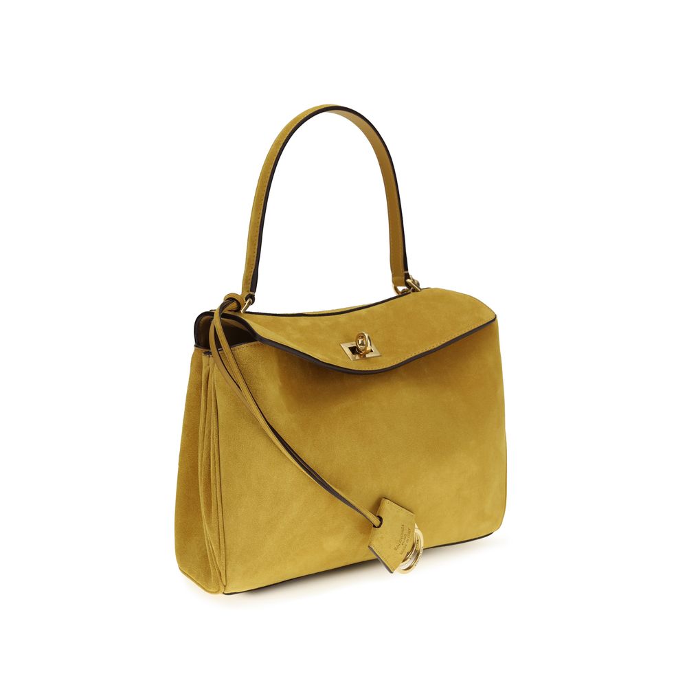 Balenciaga Beige Calf Leather Bos Taurus Handbag Curated Luxury Accessories by Orvyn