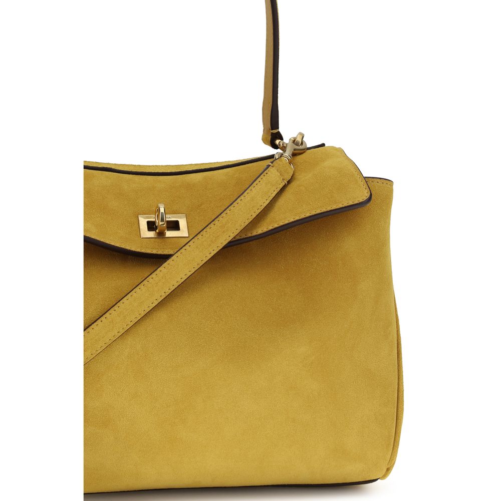 Balenciaga Beige Calf Leather Bos Taurus Handbag Curated Luxury Accessories by Orvyn