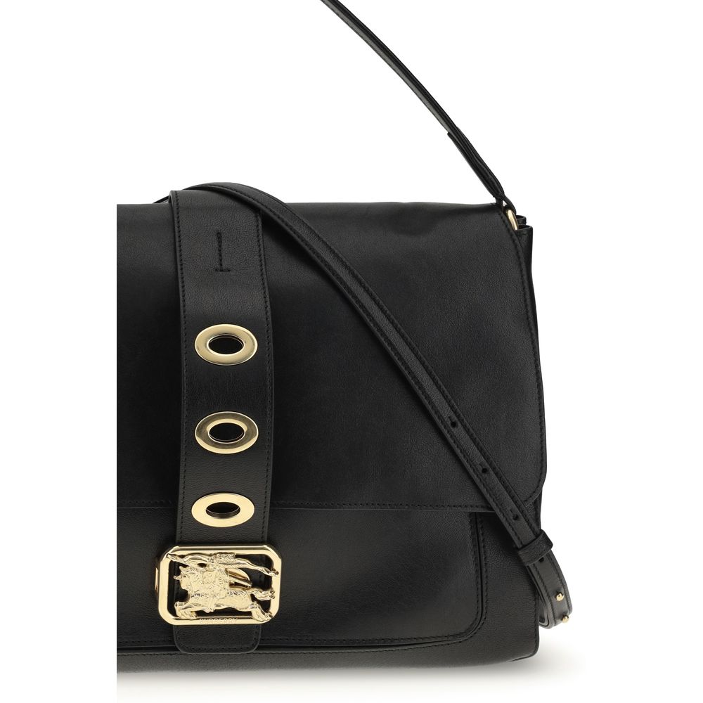 Burberry Black Medium Rider Handbag Bags schwarz