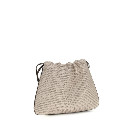 Brunello Cucinelli Beige Cotton Handbag Curated Luxury Accessories by Orvyn
