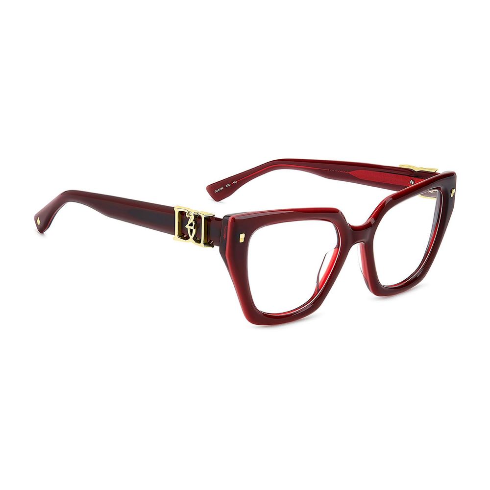 Dsquared² Burgundy Glasses (Frames) rot