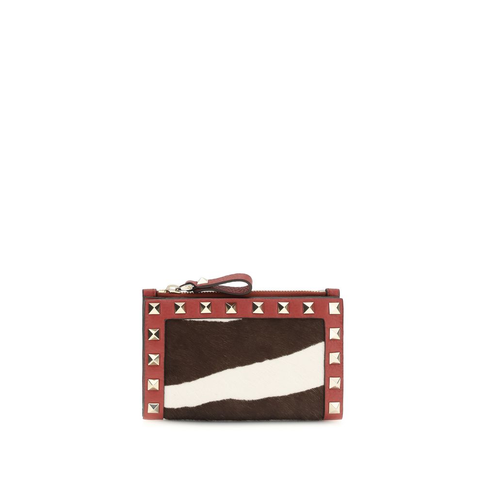 Valentino Garavani Multicolor Calf Leather Bos Taurus Wallet Curated Luxury Accessories by Orvyn