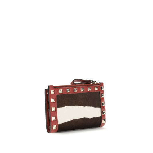 Valentino Garavani Multicolor Calf Leather Bos Taurus Wallet Curated Luxury Accessories by Orvyn