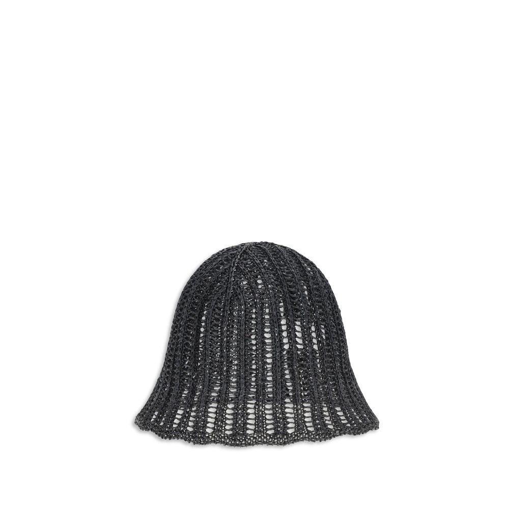 Brunello Cucinelli Black Polyamide Bucket Hat Curated Luxury Accessories by Orvyn