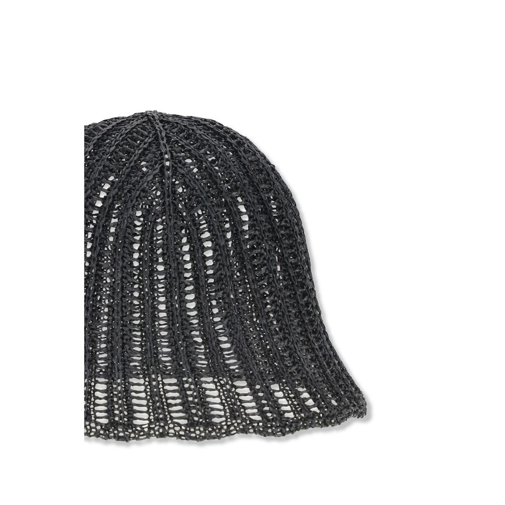 Brunello Cucinelli Black Polyamide Bucket Hat Curated Luxury Accessories by Orvyn