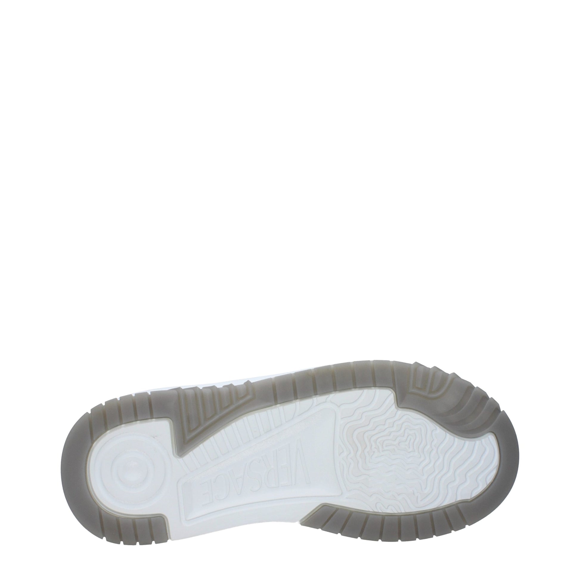 Versace Gray Leather Low Top Sneakers Curated Luxury Accessories by Orvyn
