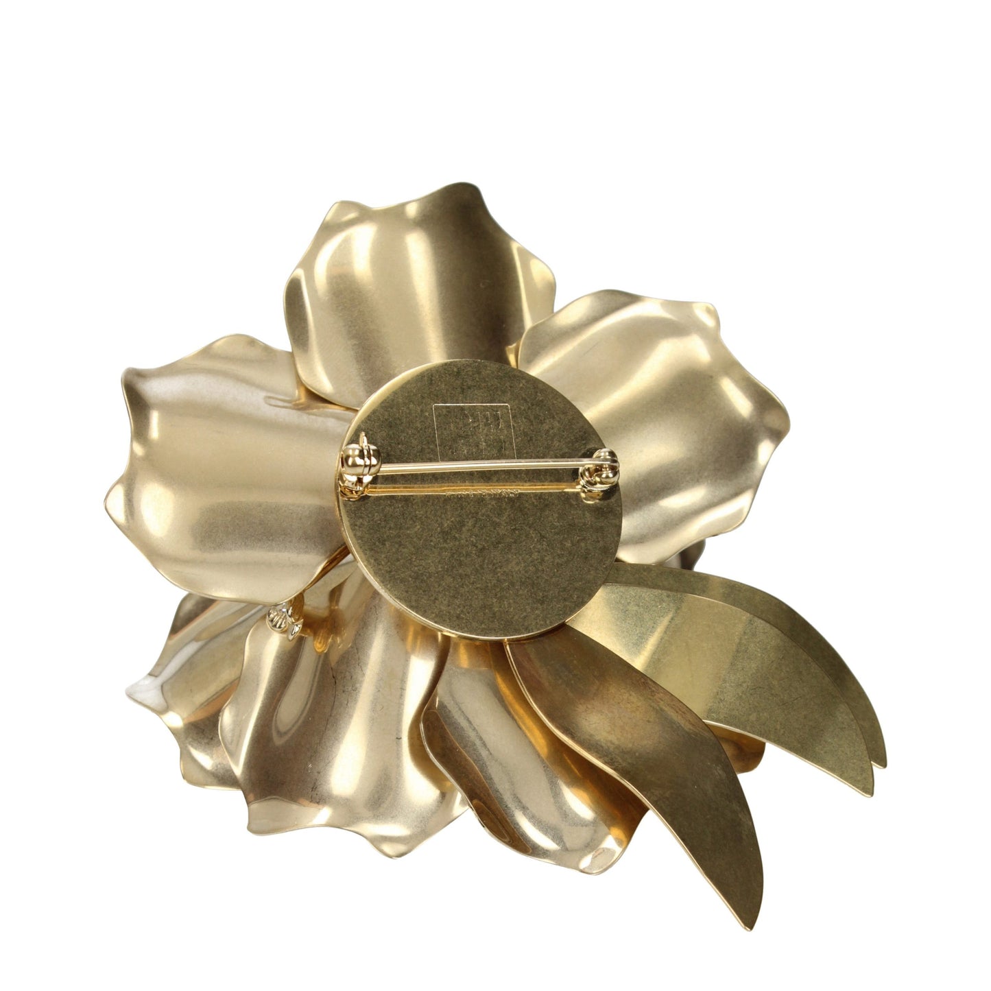 Miu Miu Gold Metal Broch Curated Luxury Accessories by Orvyn