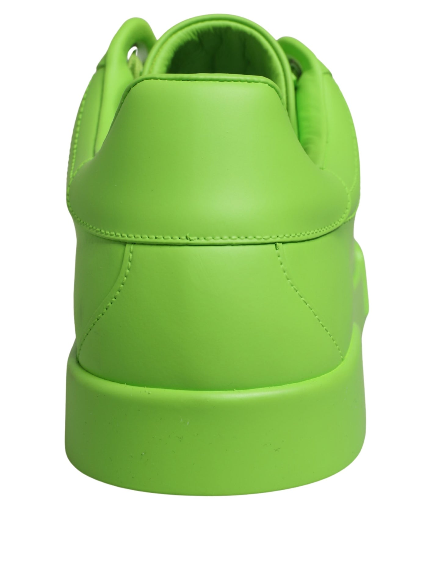 Dolce & Gabbana Green Leather Portofino Low Top Sneakers Shoes Curated Luxury Accessories by Orvyn