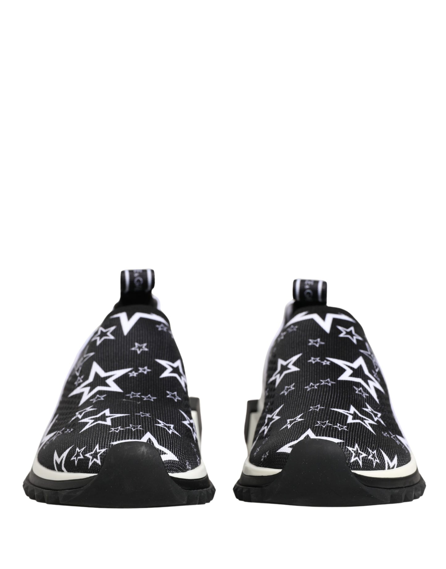 Dolce & Gabbana Black Stars Logo SORRENTO Sneakers Shoes Curated Luxury Accessories by Orvyn