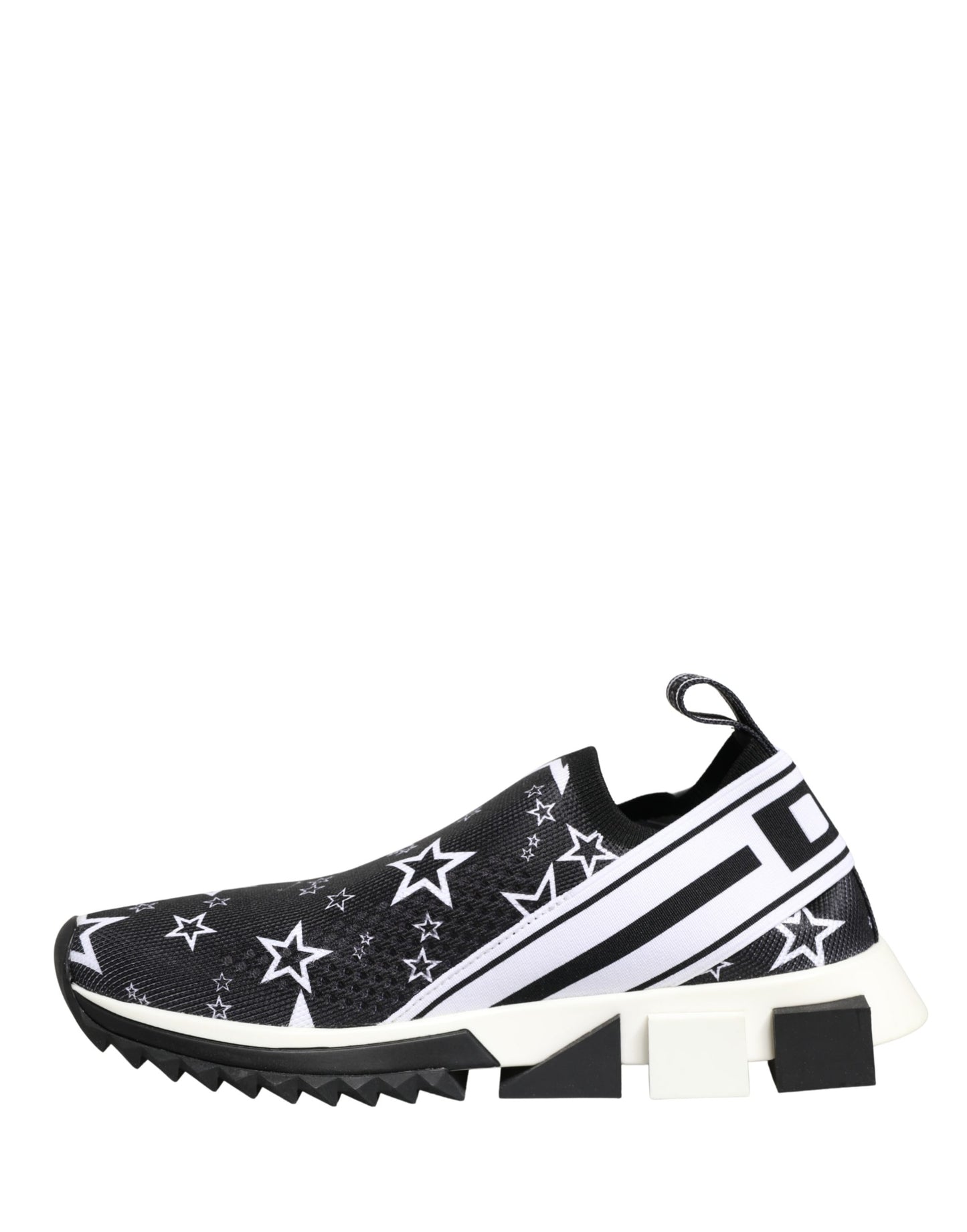 Dolce & Gabbana Black Stars Logo SORRENTO Sneakers Shoes Curated Luxury Accessories by Orvyn
