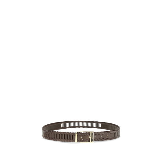 Ferragamo Brown Calf Leather Bos Taurus Regular Belt Curated Luxury Accessories by Orvyn