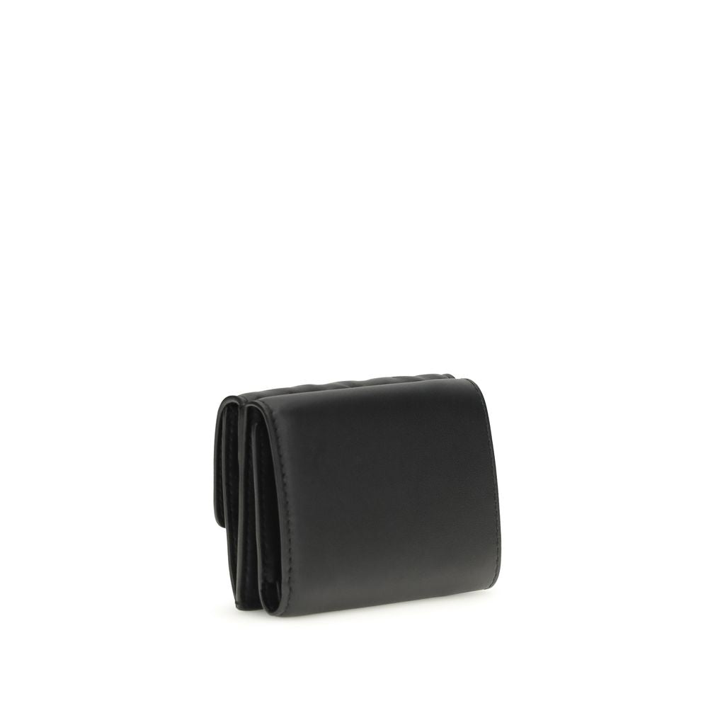 Fendi Black Lamb Ovis Aries Aries Wallet Curated Luxury Accessories by Orvyn