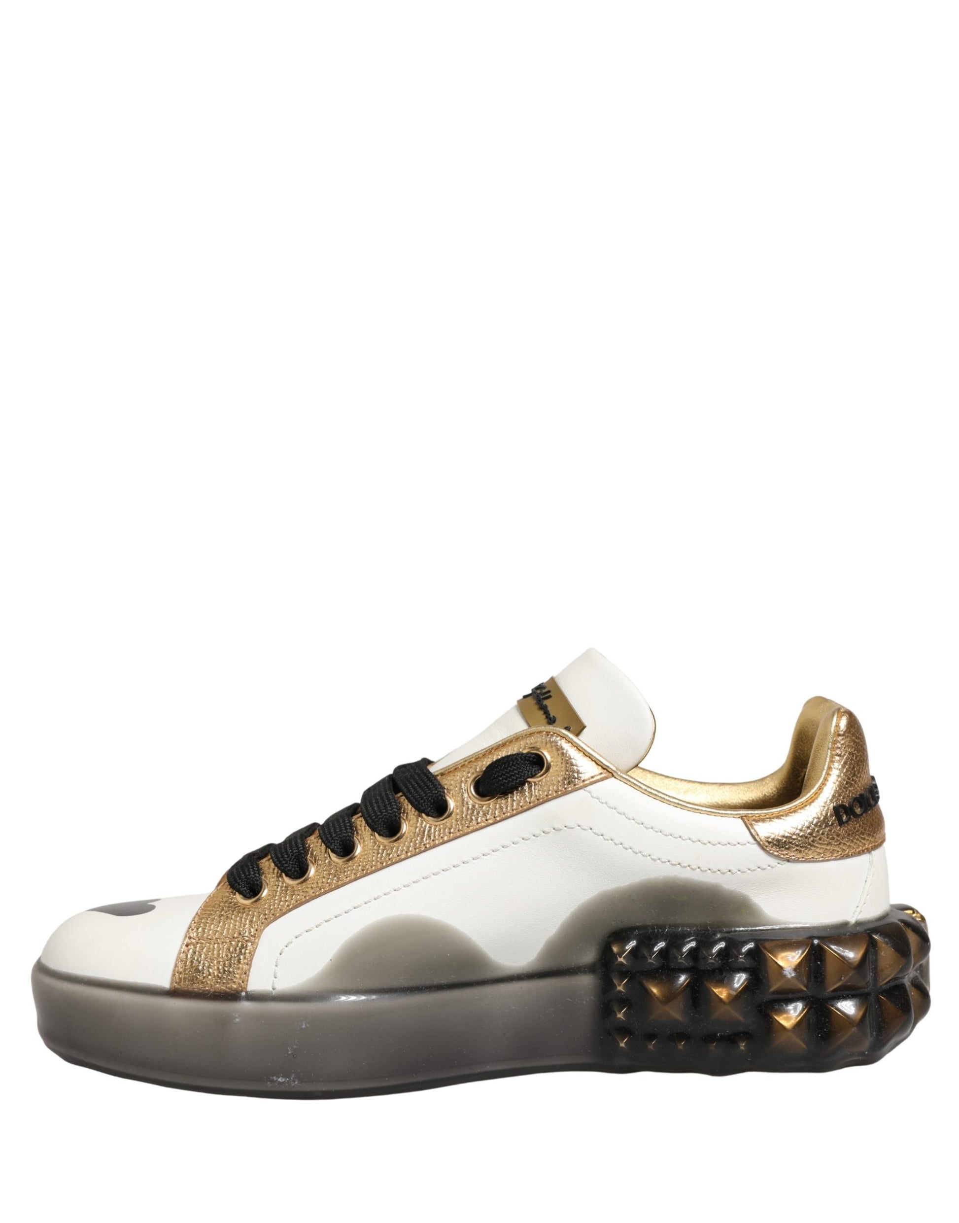 Dolce & Gabbana Multicolor Crystal StuddedLOVE Sneakers Shoes Curated Luxury Accessories by Orvyn