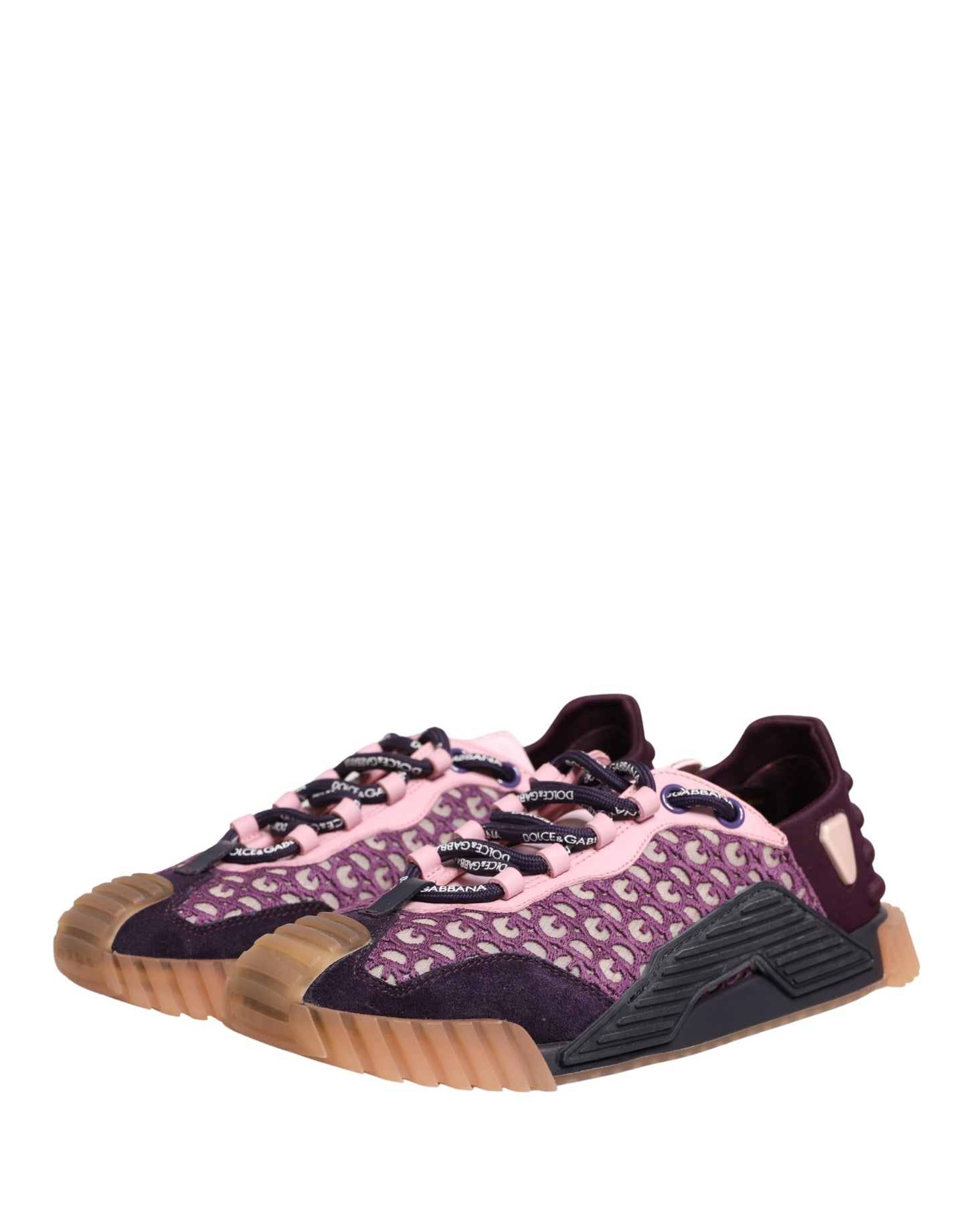 Dolce & Gabbana Multicolor Logo Low Top NS1 Sneakers Shoes Curated Luxury Accessories by Orvyn