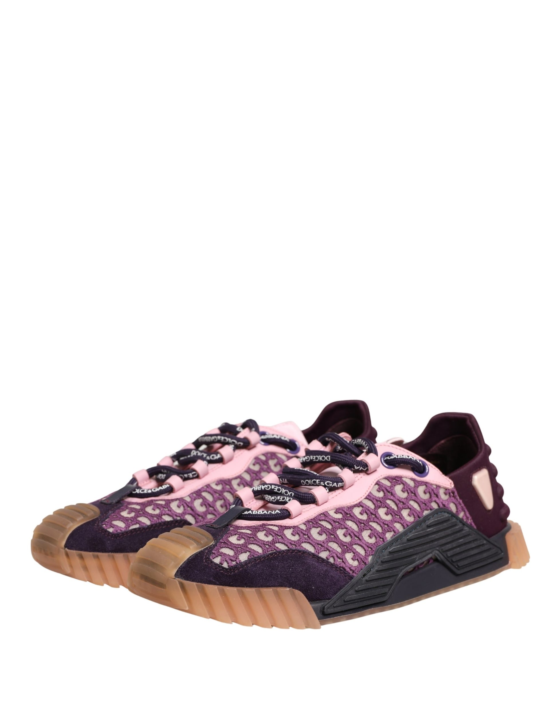 Dolce & Gabbana Multicolor Logo Low Top NS1 Sneakers Shoes Curated Luxury Accessories by Orvyn