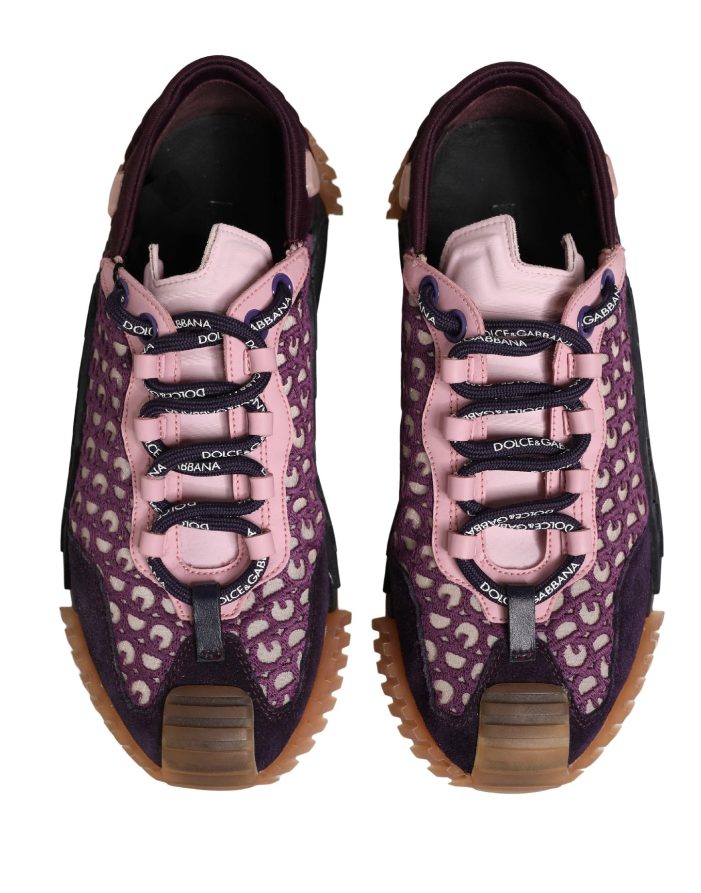 Dolce & Gabbana Multicolor Logo Low Top NS1 Sneakers Shoes Curated Luxury Accessories by Orvyn