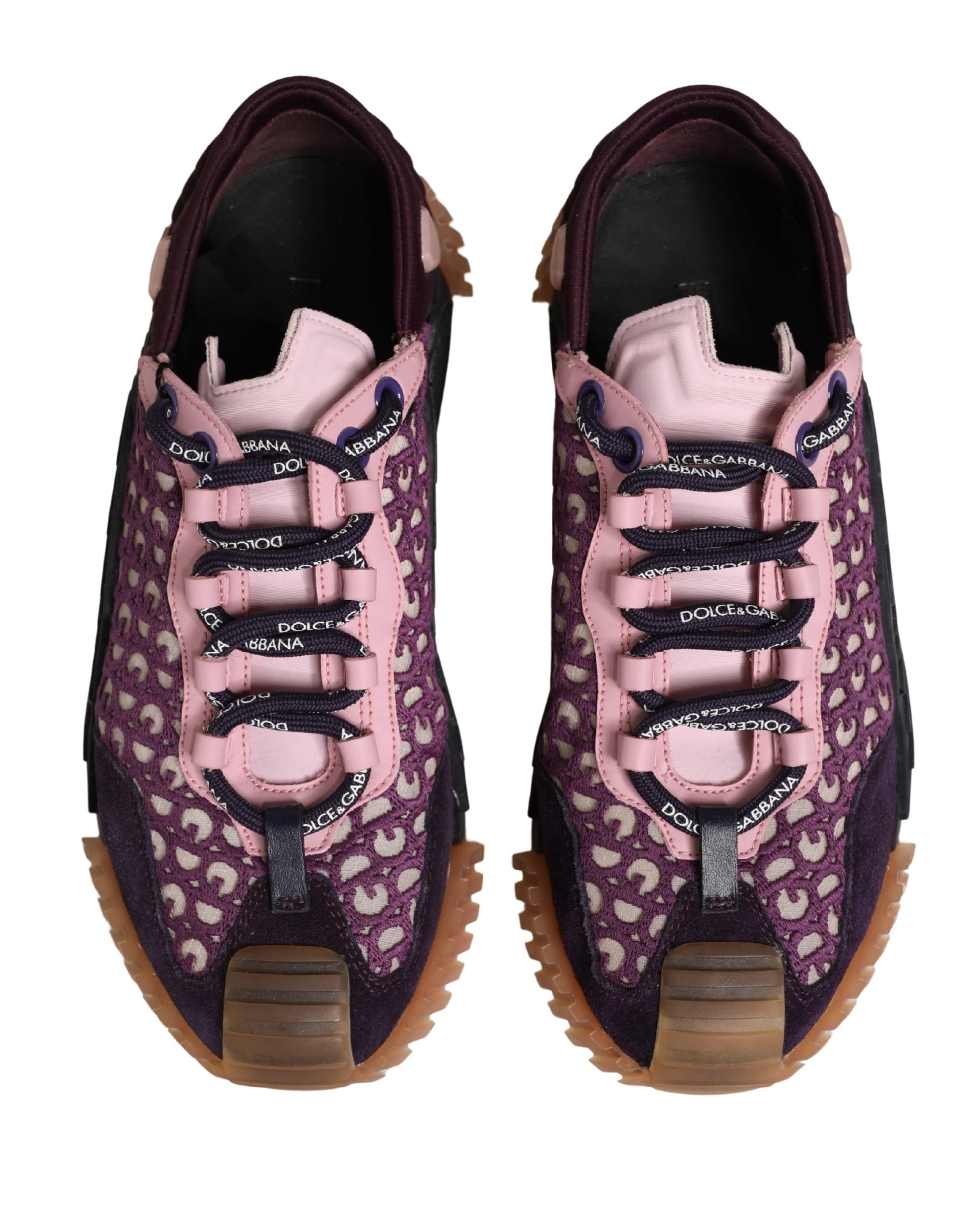 Dolce & Gabbana Multicolor Logo Low Top NS1 Sneakers Shoes Curated Luxury Accessories by Orvyn